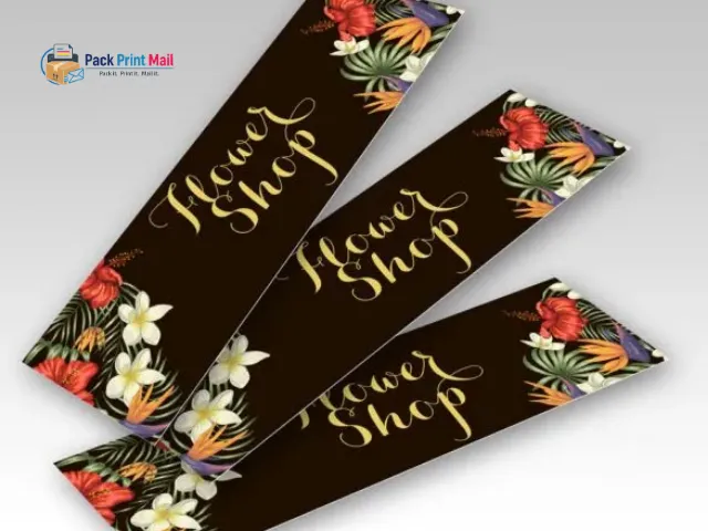 2x7 Bookmarks printed product preview from Pack Print Mail