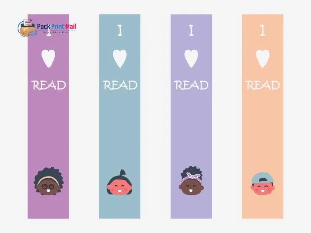 3.5x8.5 Bookmarks printed product preview from Pack Print Mail