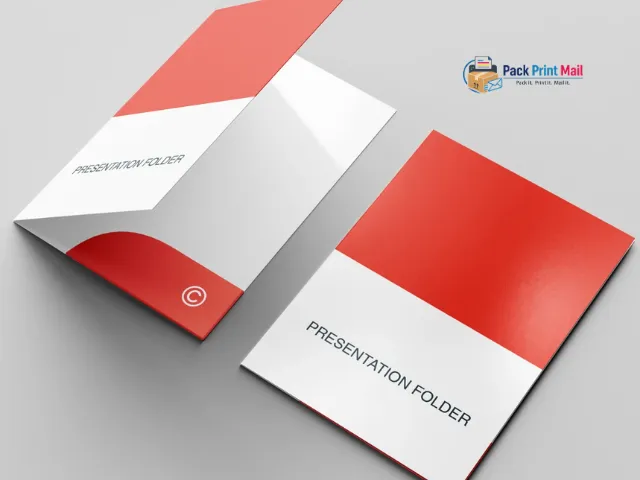 9x12 Presentation Folder printed product preview from Pack Print Mail