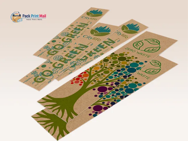 Akuafoil Bookmarks printed product preview from Pack Print Mail