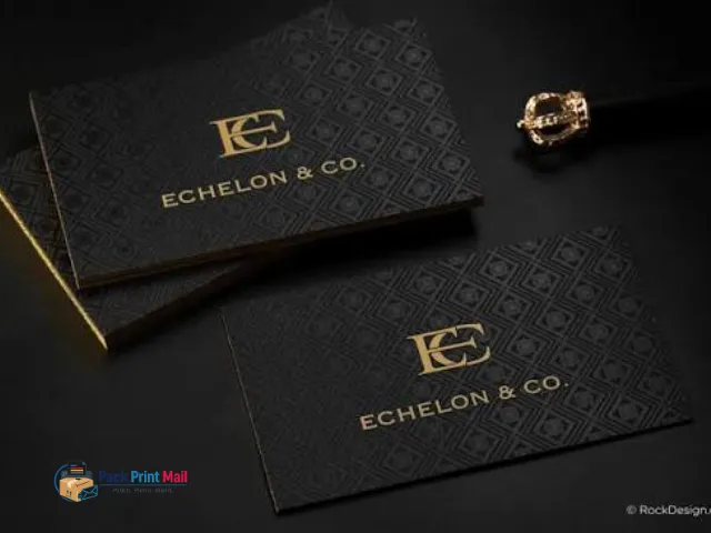 Black Edge Business Cards printed product preview from Pack Print Mail