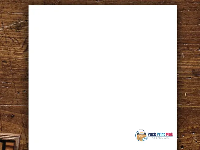 Blank Letterheads printed product preview from Pack Print Mail