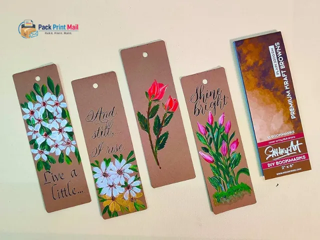 Brown Kraft Bookmarks printed product preview from Pack Print Mail