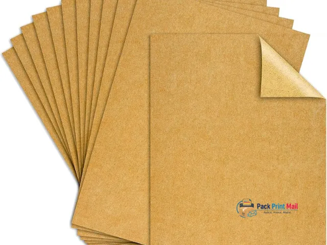 Brown Kraft Sell Sheets printed product preview from Pack Print Mail