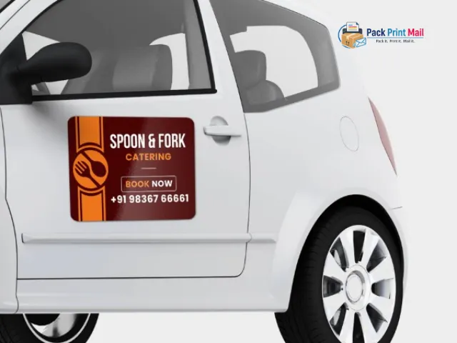 Car Door Magnets printed product preview from Pack Print Mail
