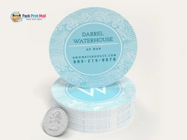 Circle Business Cards printed product preview from Pack Print Mail