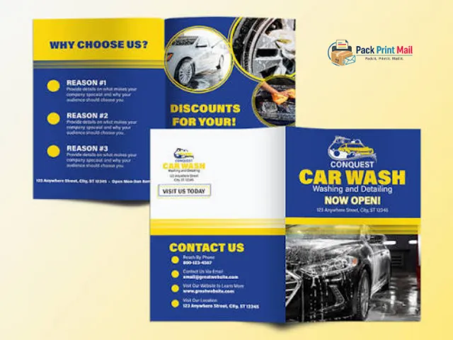 EDDM Full Service - Half Folds printed product preview from Pack Print Mail
