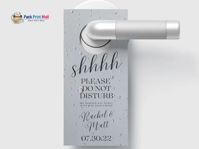 EndurACE Door Hangers printed product preview from Pack Print Mail