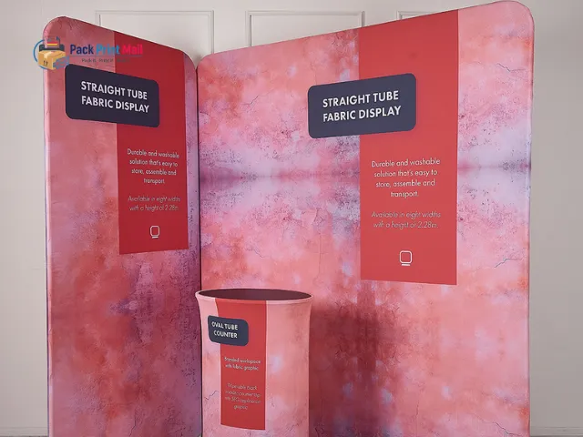 Fabric Tube Displays printed product preview from Pack Print Mail