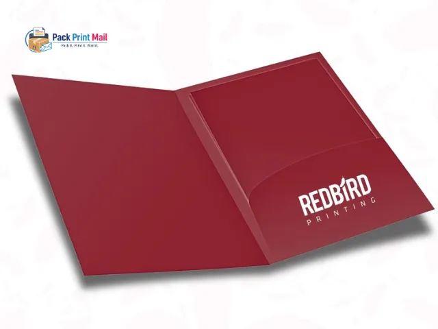 Glue Less 9x12 Presentation Folder printed product preview from Pack Print Mail