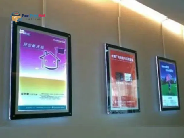 LED Frame Displays printed product preview from Pack Print Mail