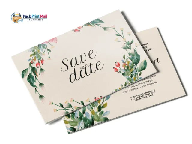 Linen Uncoated Postcards printed product preview from Pack Print Mail