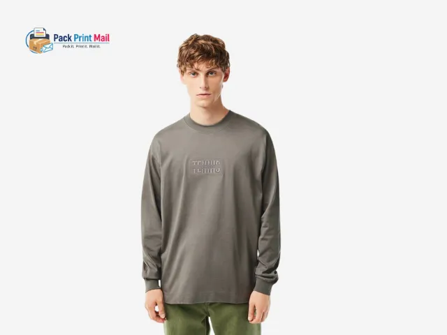 Men's Long Sleeve T-Shirts printed product preview from Pack Print Mail