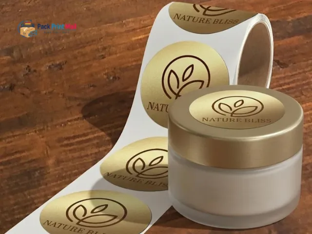 Oval Roll Labels printed product preview from Pack Print Mail