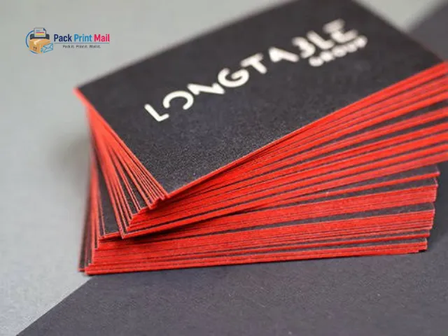 Painted Edge Business Cards printed product preview from Pack Print Mail