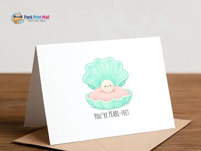 Pearl Greeting Cards printed product preview from Pack Print Mail