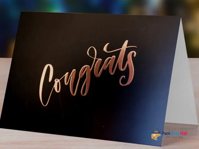 Raised Foil Greeting Cards printed product preview from Pack Print Mail