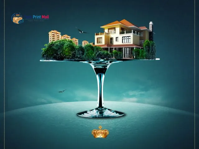 Real Estate Post printed product preview from Pack Print Mail