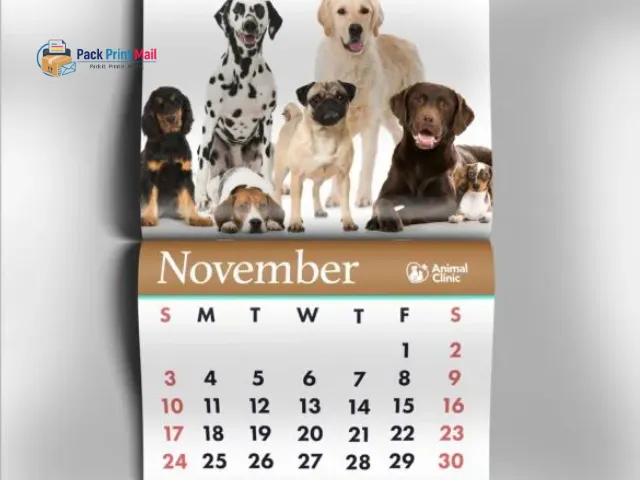 Self-Cover Calendars printed product preview from Pack Print Mail