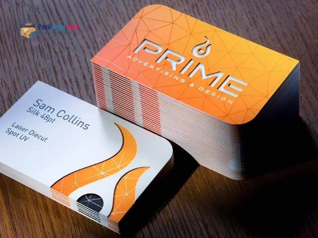 Silk Business Cards printed product preview from Pack Print Mail