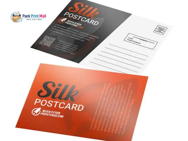 Silk Postcards printed product preview from Pack Print Mail