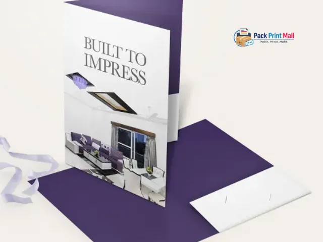 Silk Presentation Folder printed product preview from Pack Print Mail