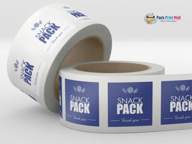 Square Roll Labels printed product preview from Pack Print Mail