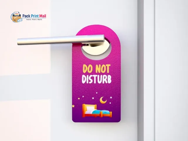 Standard Door Hangers printed product preview from Pack Print Mail
