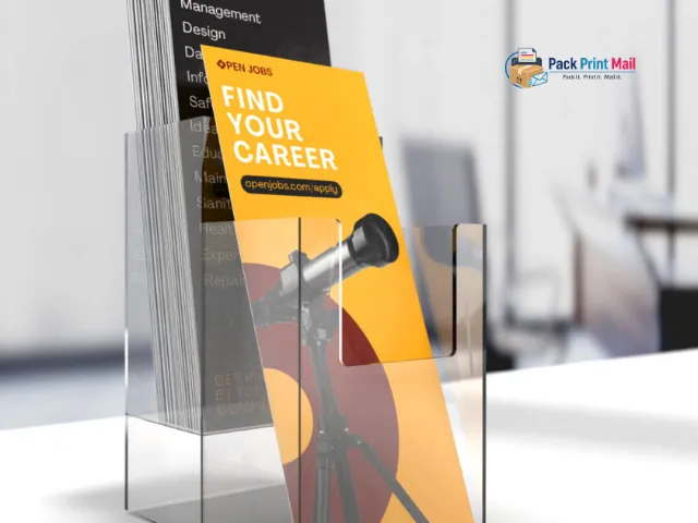 Standard Rack Cards printed product preview from Pack Print Mail