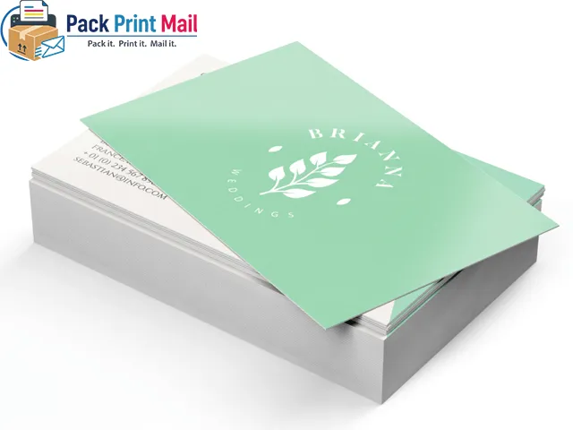 Soft-Touch Business Cards printed product preview from Pack Print Mail
