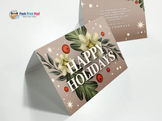 Suede Greeting Cards printed product preview from Pack Print Mail