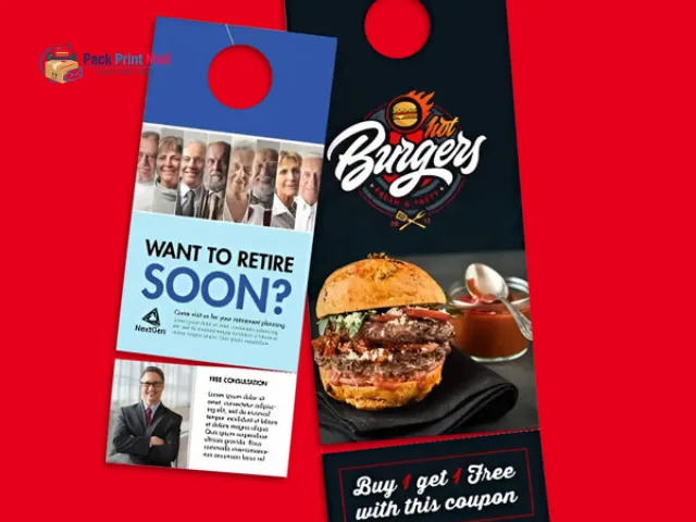 Tearoff Door Hangers printed product preview from Pack Print Mail