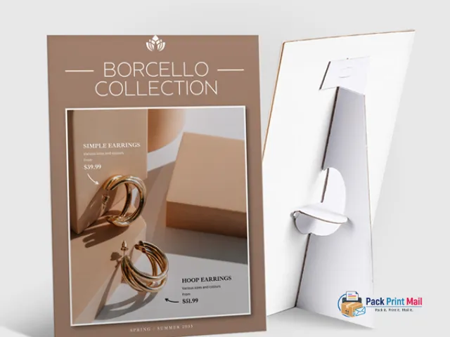 White PVC Counter Cards printed product preview from Pack Print Mail