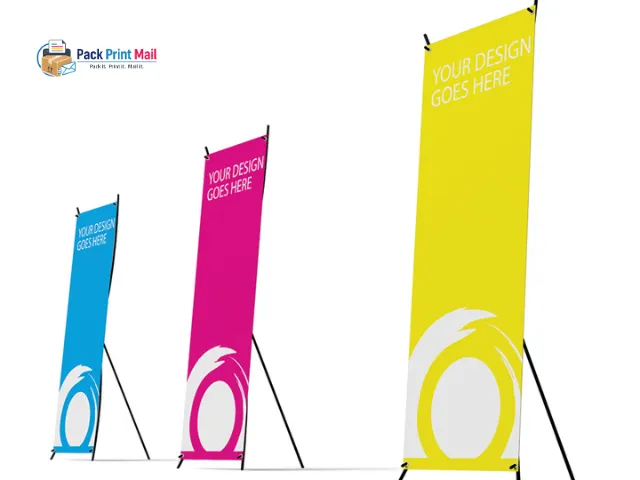 X-Style Collapsible Banner Stands printed product preview from Pack Print Mail